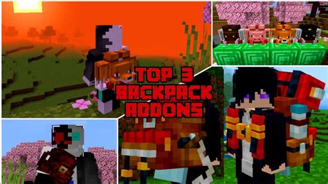 TOP 3 ADDONS DE BACKPACK PARA SEU MCBE 1 20 Minecraft Bedrock