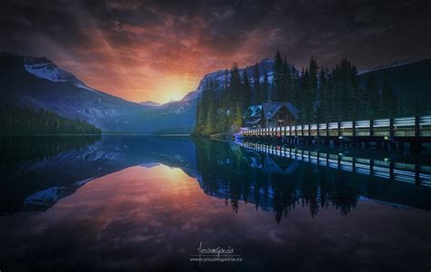 Drxgonfly, te5seract: Lake House sunrise & Emerald Lake...