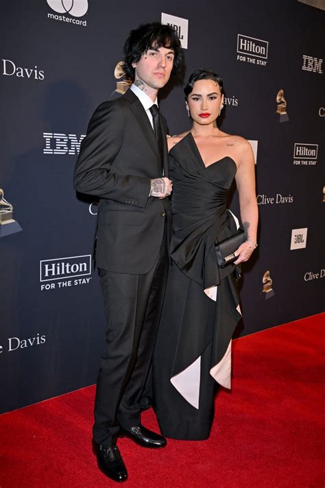 Demi Lovato And Jordan Lutes Make Glamorous Red Carpet Debut As A