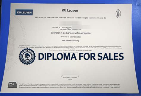 The Most Efficient Techniques for You to Buy KU Leuven Diploma