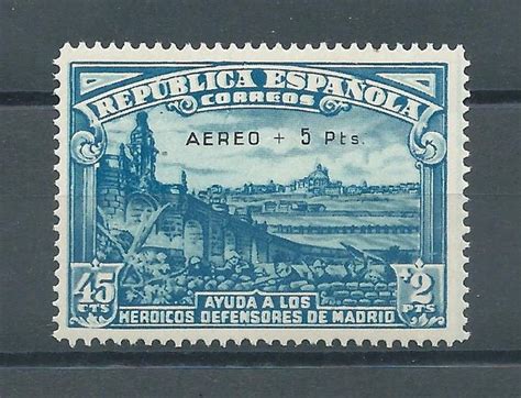 Spain Stamp Of The Siege Of Madrid Airmail Pts Catawiki