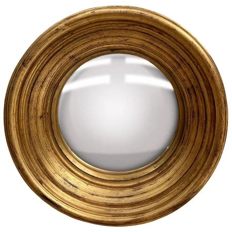 Grand Miroir Rond Convexe Dit Miroir De Sorci Re Avec Cadre Dor Patin