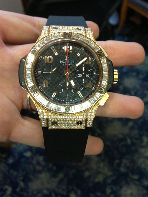 Hublot Big Bang Iced Out Stylish Watches Hublot Diamond Watch