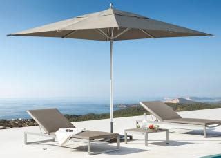 Manutti Square Central Pole Parasol Garden Parasols Garden Umbrellas