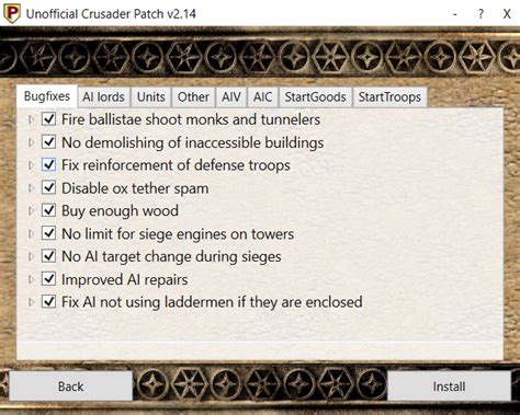 Unofficial Crusader Patch