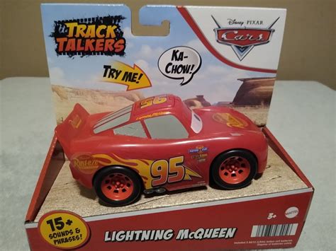 Disney Pixar Cars Track Talkers Lightning Mcqueen Vehicle Talking Toy