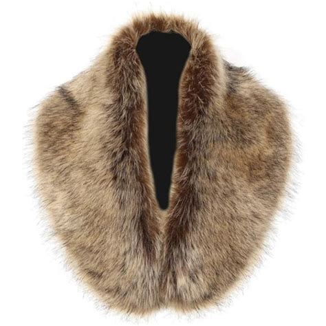 Accessories Faux Fur Collar Womens Neck Warmer Scarf Wrap Raccoon