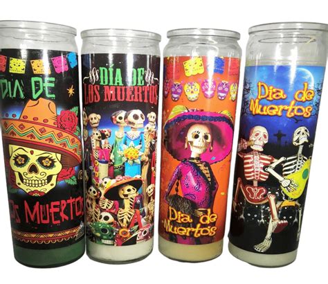 Day of Dead Cemetery Candles Celebration - Dia de los Muertos