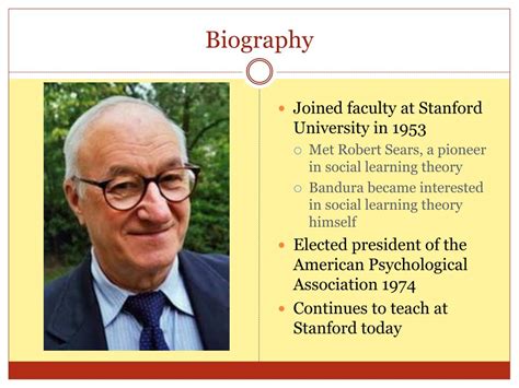 Ppt Albert Bandura A Study On Self Efficacy Powerpoint Presentation