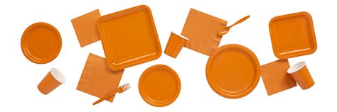 Pumpkin Spice Orange Tableware Oriental Trading