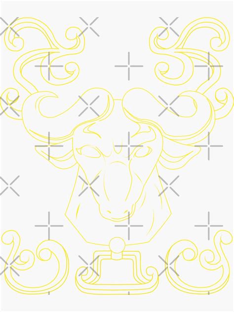 Saint Seiya Taurus Aldebaran Cloth Sticker For Sale By Falchi