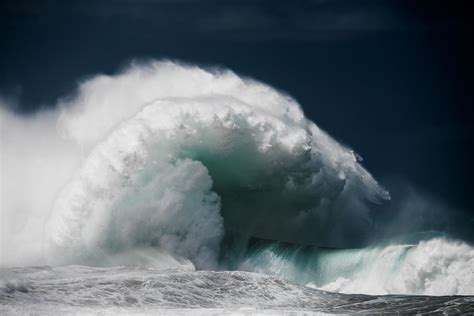 Powerful Portraits Of Enormous Ocean Waves By Luke Shadbolt Ocean