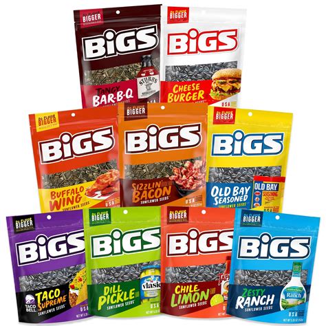 Amazon Bigs Sunflower Seeds Variety Pack X Oz Packs Of