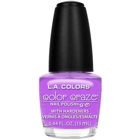 La Colors Color Craze Nail Polish Purple Passion 044 Oz Walmart