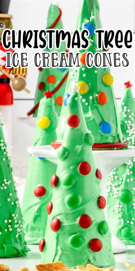 Ice Cream Cone Christmas Trees