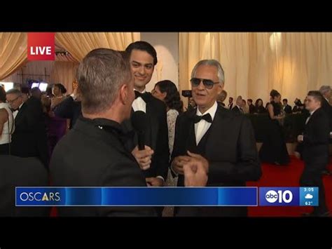 Oscars 2024 Andrea And Matteo Bocelli Talk With ABC10 On The Red