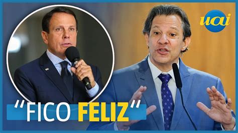 Haddad Agradece Elogios De D Ria Ao Governo Lula Youtube