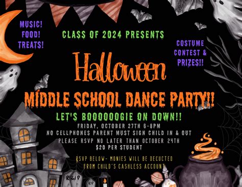 Middle School Halloween Dance