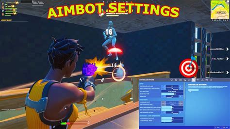 Accuracy Best Linear Aimbot Controller Settings Fortnite Ps