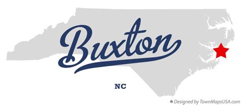 Map of Buxton, NC, North Carolina