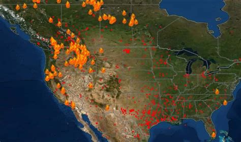 Louest Des États Unis En Proie à De Nombreux Incendies