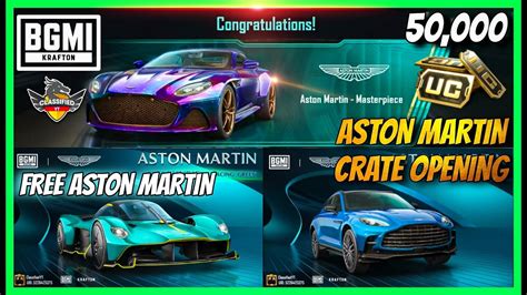 Luckiest Aston Martin Supercar Crate Opening In Bgmi 2 Aston Martin