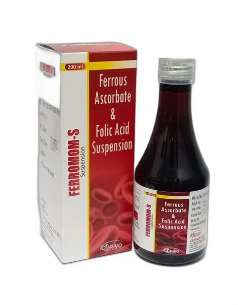 Ferrous Ascorbate Folic Acid Syrup For Business Use At Rs Bottle