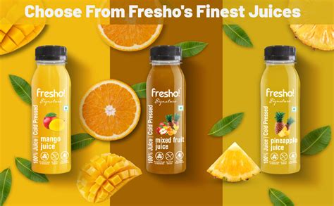 Buy Fresho Signature Valencia Orange Juice Cold Pressed No Added