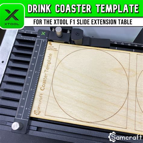 Xtool F Drink Coaster Template File Samcraft