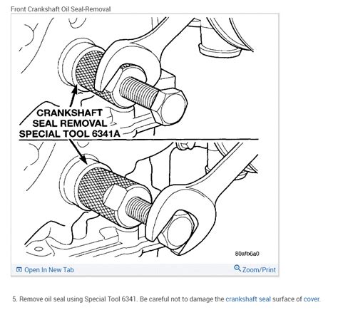 Crankshaft Front Oil Seal Replacement: I'm Aware All 3rd ...