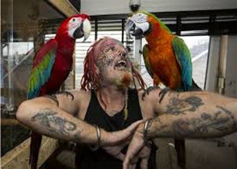 Crazy Pet Lover Cut His Ears To Look Like His Parrots