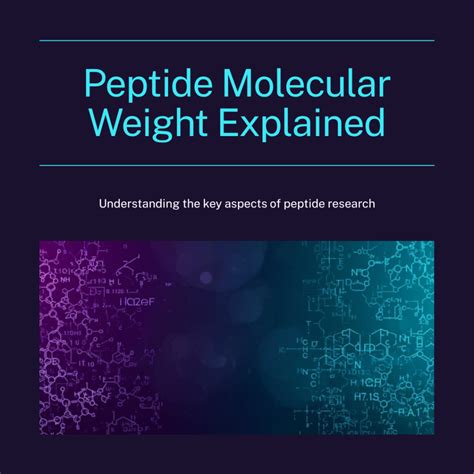 understanding peptide molecular weight  amino acid sequences  ruo
