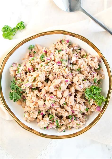 Tuna White Bean Salad Recipe Delicious Meets Healthy