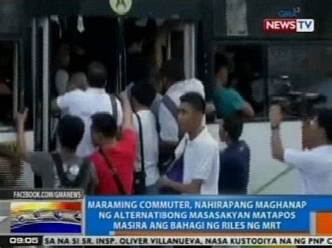 Ntg Commuters Nahirapang Maghanap Ng Masasakyan Matapos Magkaaberya