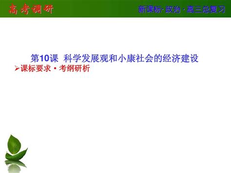 2014版《高考调研》高考政治新课标一轮总复习配套课件必修一10word文档在线阅读与下载无忧文档