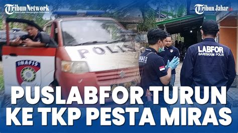 Puslabfor Bareskrim Polri Turun Olah Tkp Kasus Miras Di Subang Cek