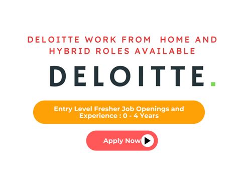 Deloitte Hiring 2024 Freshers And Experienced Salary Rs 10 42 Lpa Remote Hybrid Roles