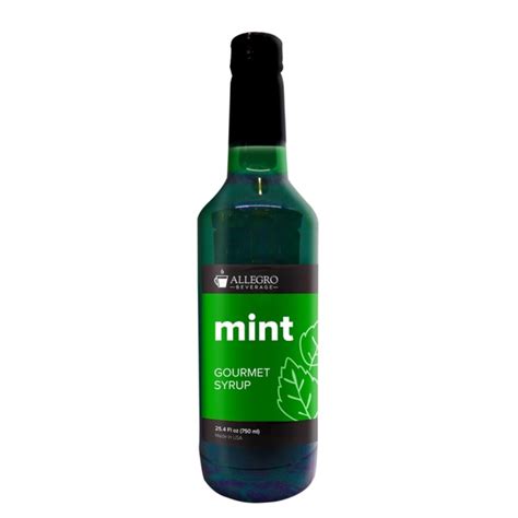 Allegro Mint Flavoring Syrup 700 Ml Shopee Philippines