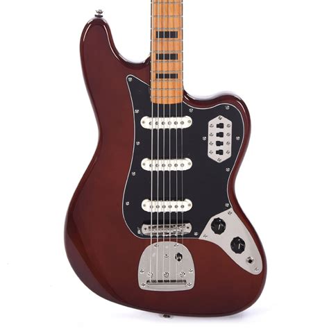 Squier Bass VI Brown Walnut > Guitars Bass | Chicago Music Exchange