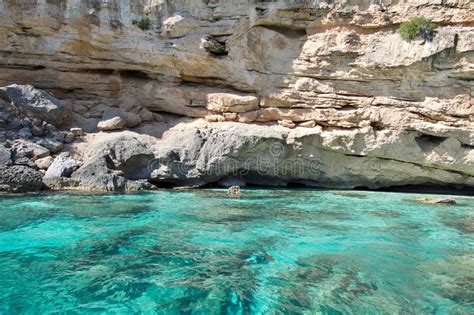 Beach In Cala Gonone In The Orosei Gulf Sardinia Italy Stock Photo