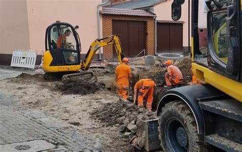 Trwaj Prace Przy Przebudowie Ul Stra Ackiej W Kcyni Inwestycja