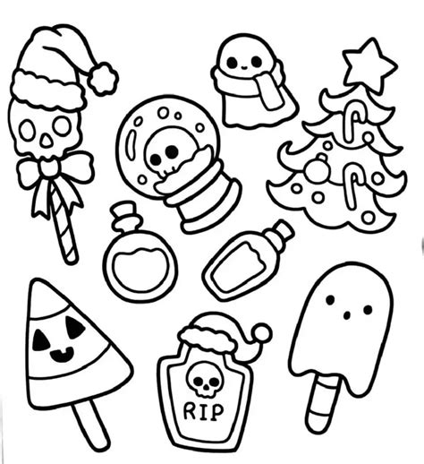 Dibujos De Spooky Cutie Para Colorear E Imprimir Pdf