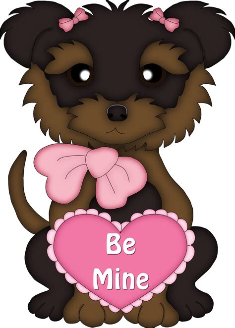 Cute Valentine´s Dogs Clipart Oh My Fiesta In English