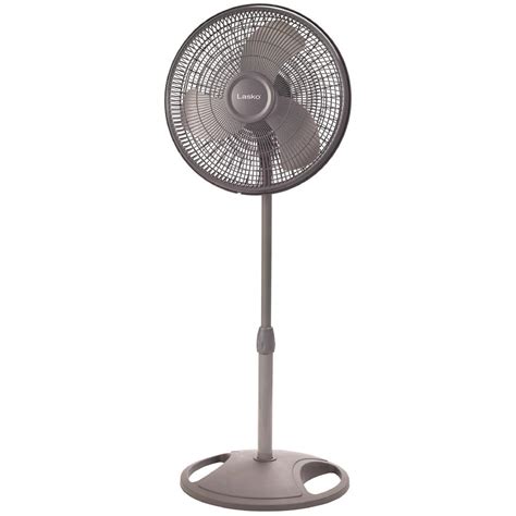 Lasko Adjustable Height 16 In Oscillating Pedestal Fan 2524 The Home