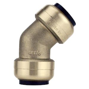 Tectite 3 4 In Brass Push To Connect 45 Degree Elbow FSBE3445 The