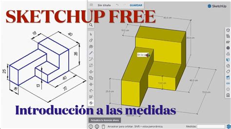 Sketchup Online D Dibujar Piezas Con Medidas Con Enlace Drawing