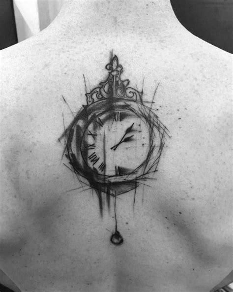 Clock Sketch Tattoo At Paintingvalley Explore Collection Of Clock