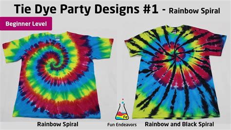 Tie Dye Pattern How To Tie Dye A Rainbow Spiral Shirt And A Rainbow