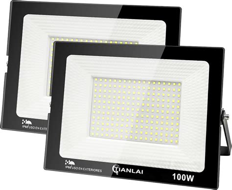 Paquete De Reflector Led Para Exterior Wequivalente A Wluces