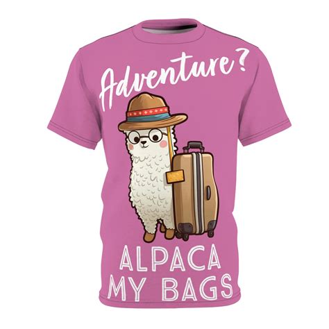 Gizmo The Alpaca Unisex Aop Cut And Sew Tee T Shirt Cute Alpaca Etsy Uk